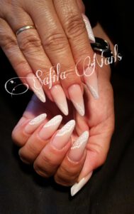 Baby Boomer mit weißer Spitze